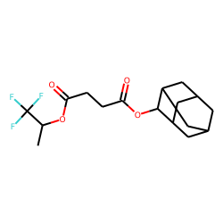 Succinic acid, 1,1,1-trifluoroprop-2-yl adamant-2-yl ester