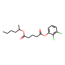 Glutaric acid, 2,3-dichlorophenyl 2-hexyl ester