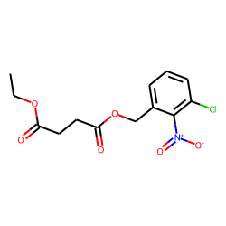 Succinic acid, 3-chloro-2-nitrobenzyl ethyl ester