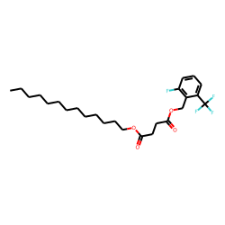 Succinic acid, 2-fluoro-6-(trifluoromethyl)benzyl tridecyl ester