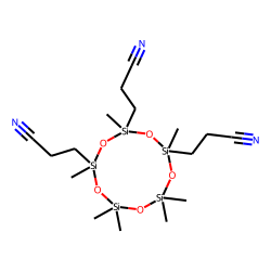 2,2,4,4,6,8,10-heptamethyl-6,8,10-tri(2-cyanoethyl)-[1,3,5,7,9,2,4,6,8,10]cyclopentasiloxane