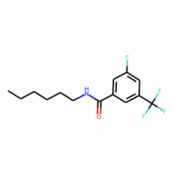 Benzamide, 3-fluoro-5-trifluoromethyl-N-hexyl-