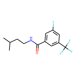 Benzamide, 3-fluoro-5-trifluoromethyl-N-(3-methylbutyl)-