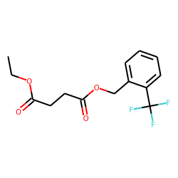 Succinic acid, ethyl 2-(trifluoromethyl)benzyl ester