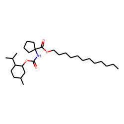 1-Aminocyclopentanecarboxylic acid, N-((1R)-(-)-menthyloxycarbonyl)-, dodecyl ester