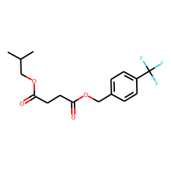 Succinic acid, isobutyl 4-trifluoromethylbenzyl ester
