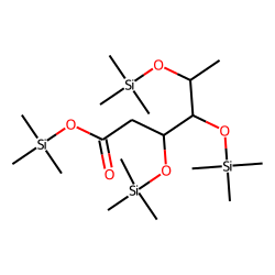 2,6-Dideoxy-ribo-hexonic acid, tetrakis-TMS