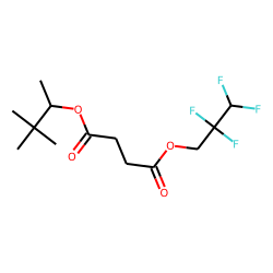 Succinic acid, 2,2,3,3-tetrafluoropropyl 3,3-dimethylbut-2-yl ester