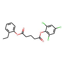Glutaric acid, 2,4,6-trichlorophenyl 2-ethylphenyl ester