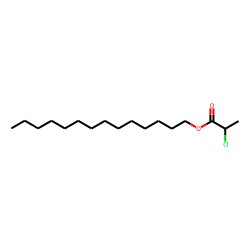 Propanoic acid, 2-chloro, tetradecyl ester