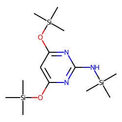 2-Amino-4,6-dihydroxypyrimidine, N-trimethylsilyl-, bis(trimethylsilyl) ether