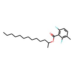 2,6-Difluoro-3-methylbenzoic acid, 2-tridecyl ester