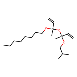 Silane, methylvinyl(isobutoxy)(methylvinyloctyloxysilyloxy)-