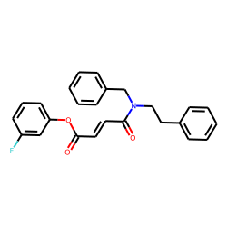 Fumaric acid, monoamide, N-benzyl-N-phenethyl-, 3-fluorophenyl ester