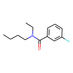Benzamide, 3-fluoro-N-butyl-N-ethyl-