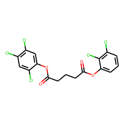 Glutaric acid, 2,3-dichlorophenyl 2,4,5-trichlorophenyl ester