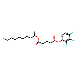 Glutaric acid, dec-2-yl 2,3,4-trifluorophenyl ester