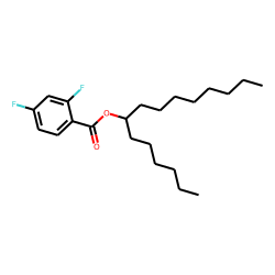 2,4-Difluorobenzoic acid, 7-pentadecyl ester