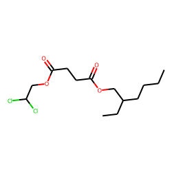 Succinic acid, 2-ethylhexyl 2,2-dichloroethyl ester
