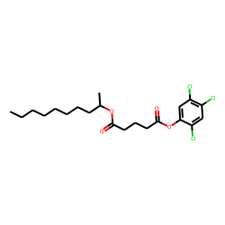 Glutaric acid, dec-2-yl 2,4,5-trichlorophenyl ester