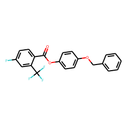 4-Fluoro-2-trifluoromethylbenzoic acid, 4-benzyloxyphenyl ester