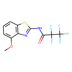 N-(4-Methoxy-1,3-benzothiazol-2-yl)pentafluoropropanamide