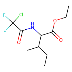 L-Isoleucine, N-chlorodifluoroacetyl-, ethyl ester