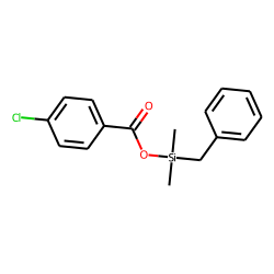 4-Chlorobenzoic acid, benzyldimethylsilyl ester