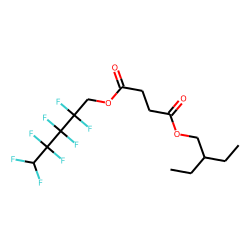 Succinic acid, 2,2,3,3,4,4,5,5-octafluoropentyl 2-ethylbutyl ester