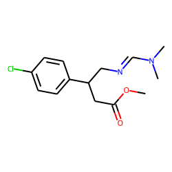 (.+/-.)-Baclofen, N-dimethylaminomethylene-, methyl ester
