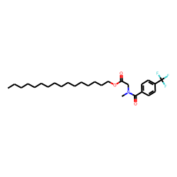 Sarcosine, N-(4-trifluoromethylbenzoyl)-, hexadecyl ester