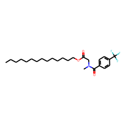 Sarcosine, N-(4-trifluoromethylbenzoyl)-, tetradecyl ester