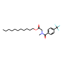 Sarcosine, N-(4-trifluoromethylbenzoyl)-, undecyl ester