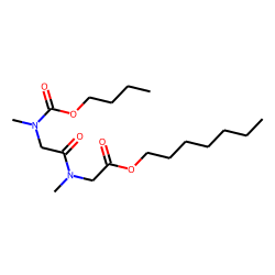 Sarcosylsarcosine, n-butoxycarbonyl-, heptyl ester