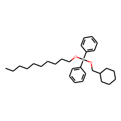 Silane, diphenylcyclohexylmethoxydecyloxy-