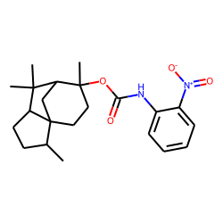 O-nitro carbanilic acid, cedrol ester
