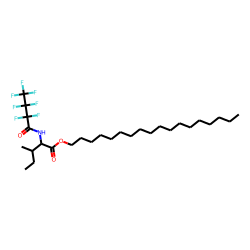 l-Isoleucine, n-heptafluorobutyryl-, octadecyl ester