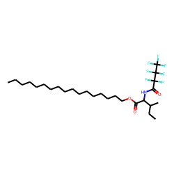 l-Isoleucine, n-heptafluorobutyryl-, heptadecyl ester