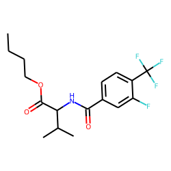 L-Valine, N-(3-fluoro-4-trifluoromethylbenzoyl)-, butyl ester