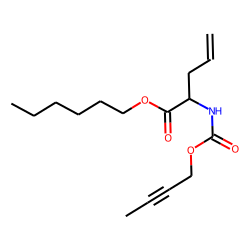 2-Aminopent-4-enoic acid, N-(but-2-yn-1-yloxycarbonyl)-, hexyl ester