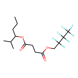 Succinic acid, 2,2,3,3,4,4,4-heptafluorobutyl 2-methylhex-3-yl ester