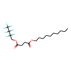 Succinic acid, decyl 2,2,3,3,4,4,4-heptafluorobutyl ester