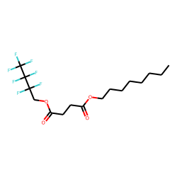 Succinic acid, 2,2,3,3,4,4,4-heptafluorobutyl octyl ester