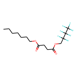 Succinic acid, 2,2,3,3,4,4,4-heptafluorobutyl heptyl ester