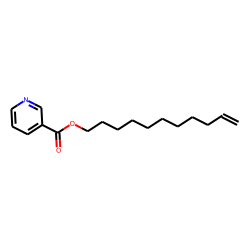 Nicotinic acid, undec-10-enyl ester