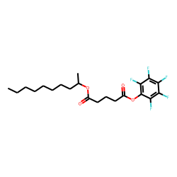 Glutaric acid, dec-2-yl pentafluorophenyl ester