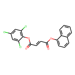Fumaric acid, naphth-1-yl 2,4,6-trichlorophenyl ester