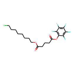 Glutaric acid, 8-chlorooctyl pentafluorophenyl ester