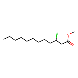 3-Chlorododecanoic acid, methyl ester