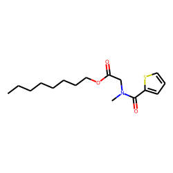 Sarcosine, N-(2-thienylcarbonyl)-, octyl ester